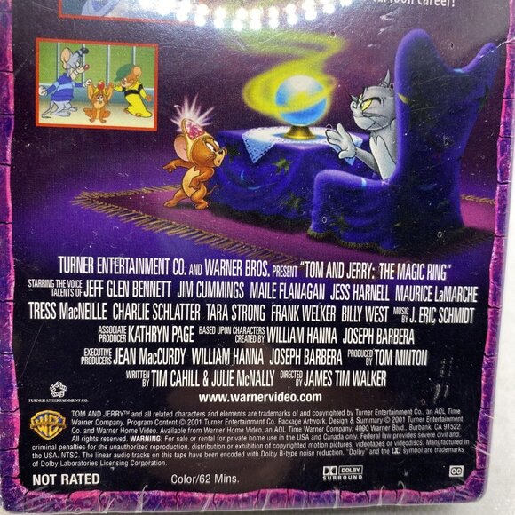 Tom and Jerry The Magic Ring (VHS, 2002, Slip Sleeve) Warner Bros. - Picture 5 of 11